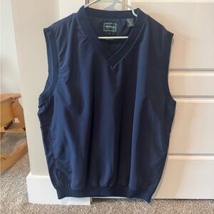Navy Blue Sleeveless Vest